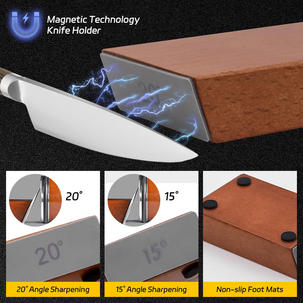 

Mingzhe Rolling Knife Sharpener Tumbler Съемная точилка для ножей стала проще Система заточки ножей Rolling для карманных ножей/ки XXL шоколадный