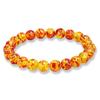 Peacock Purple Agate & Phoenix Bead Yoga Bracelet - 8mm Handcrafted Jewelry