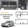 For Volkswagen VW Golf 4 Jetta Bora MK4 R32 GTI 1999-2004 Car Dashboard Panel Air Condition Outlet Headlight Carbon Fiber Trim
