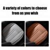 Car Seat Protector Mat Nappa Leather Anti-Slip and Full Wrap Front Bottom Car Seat Cushion Cover Driver Car Seat Cover