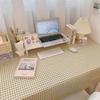 120x120cm Plaid Tablecloth Dust-proof Writing Desk Mat Simple Decor Ins Table Cloth  Household