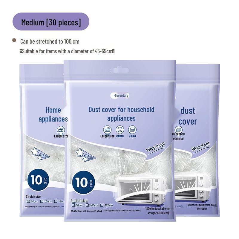 Extra Thick Transparent Dust Cover for Large Appliances and Pots