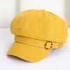 Adult Beret Hat Breathable French Style Baseball Caps Breathable Octagonal Hat