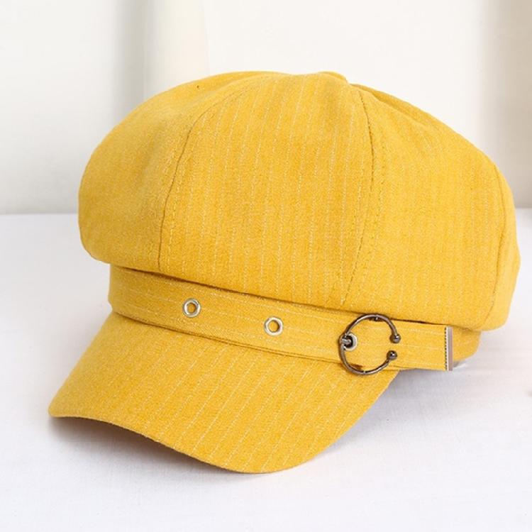 Adult Beret Hat Breathable French Style Baseball Caps Breathable Octagonal Hat
