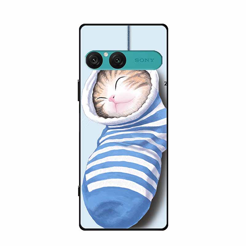 For Sony Xperia 10 VII Case Soft Silicone TPU Back Cover Protective Coque for Xperia10 VII 5G XQ-FE54 XQZ-CBFE Black Phone Cases