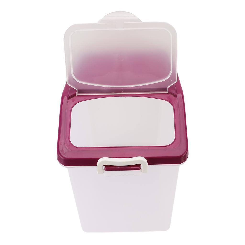 Rice Container Sealed Clear Rice Dispenser Flour Storage Bin with Cup For Holding Flour Kitchen Grain Dry Food Pet Food
