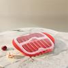 Wave Anti-stick Design Microwave Bacon Pan With Lid Microwave Bacon Cooker Bacon Tray  Breakfast
