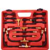 Universal Petrol Fuel Pressure Gauge Tester Fuel Injection Pump Diagnostic Tool Kit