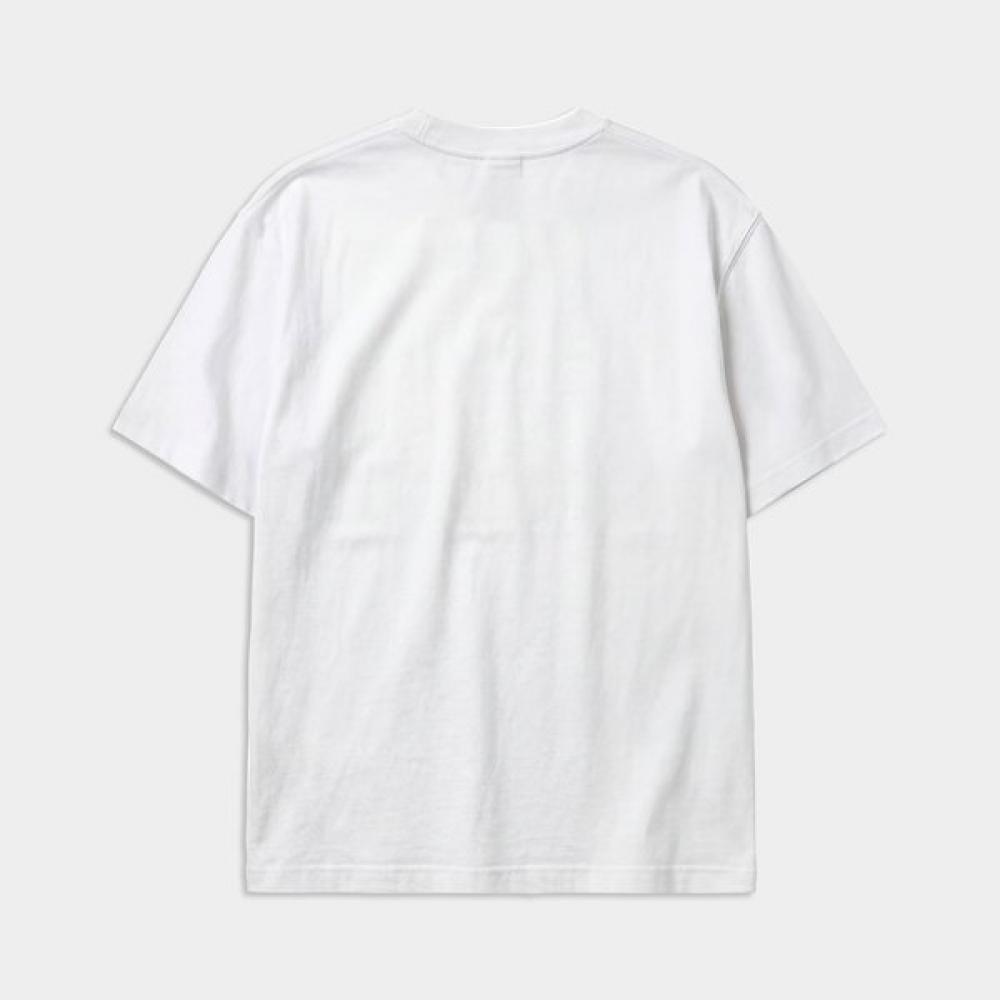 Weekhour T shirT Monogram Logo whiTe
