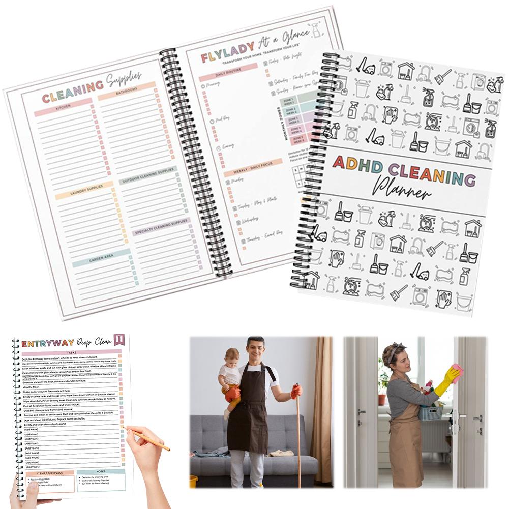 Annual Cleaning Checklist Wear Resist Editable Family Chore Chart Yearly Cleaning Planner for Family Chores Sheet Cleaning Tool