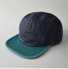 New Japanese Retro Color Matching Light Board Flat Brim Hemming Heavy Industry Hip-hop Hat Men Women Old 5-Panel Baseball Cap