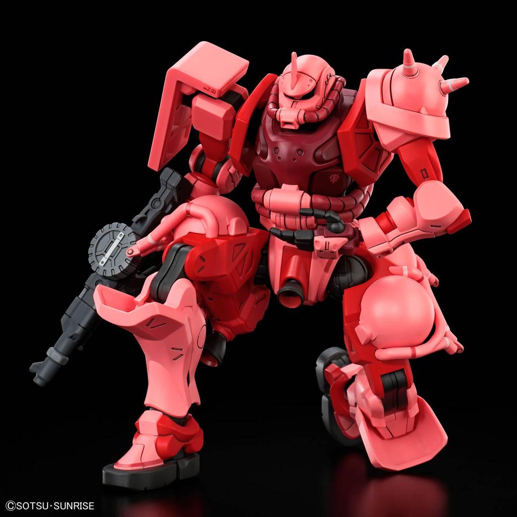 BANDAI SPIRITS Mobile Suit Gundam GQuuuuuuX Zaku Maßstab Kunststoffmodell Chars (GQ) 1/144 Vorgefärbt