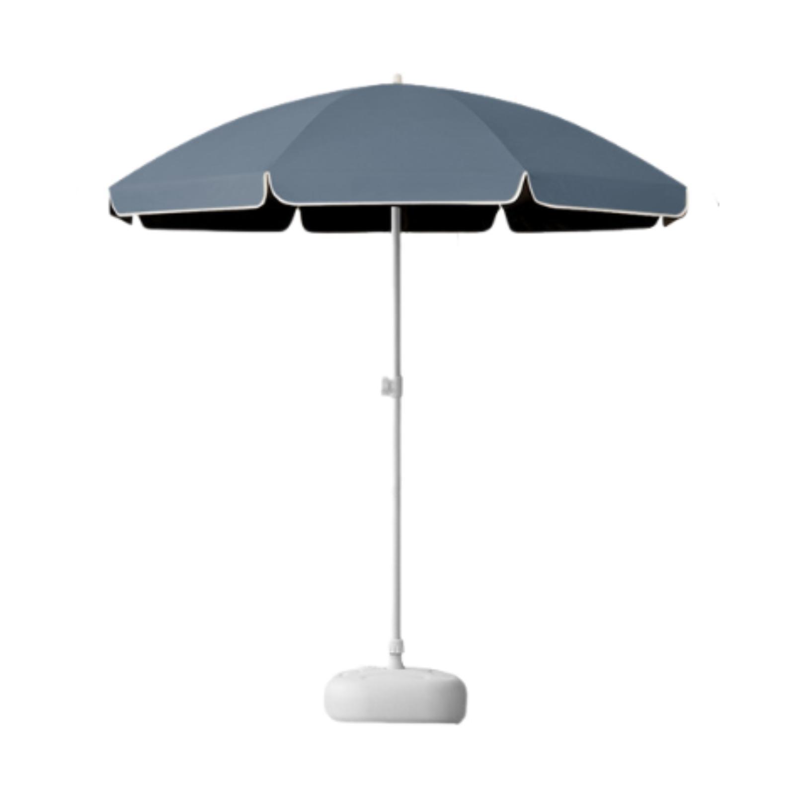 Beach Umbrella Parasol Canopy with Pole with Base Patio Umbrellas Outdoor