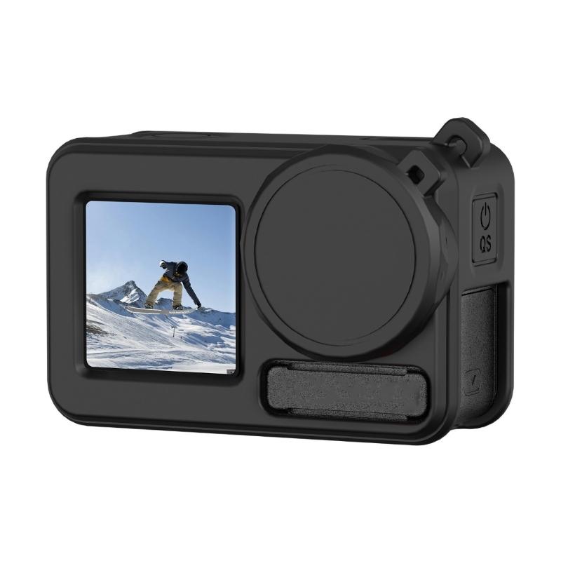 Silicone Protections Kit for Action 5, Includes Camera Cover, Neck Straps, Safety Tethers, and Lens Caps