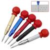 1 Pcs Automatic Center Pin Punch Spring Loaded Marking Starting Holes Tool Center Punch Stator Punching Woodwork Tools Drill Bit