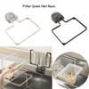 Disposable Drain Net Kitchen Filter Rack Suction Cup Drain Net Rack Sink Leftovers Filter Rack Kitchen Accessories