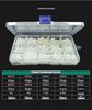 Round Head M3 M4 Nylon Screw Set with Nuts & Washers, Corrosion-Resistant, Insulating, White Plastic Box