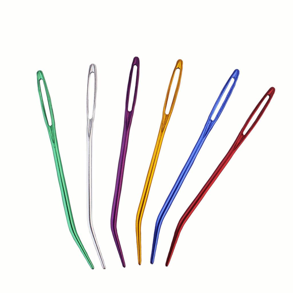 Aluminum Oxide Large Eye Needle for Thick Yarn and Sweater Repair