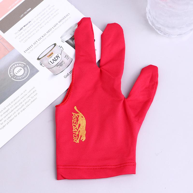 Beginners Practice Three Fingers Snooker Billiard Cue Glove Non-slip Gloves