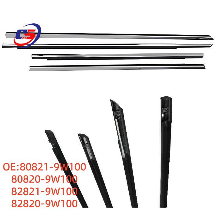 Außenzierleiste für Altima/Teana 04-07 80821-9W100 Fenster-Wasserabweiser-Dichtung
