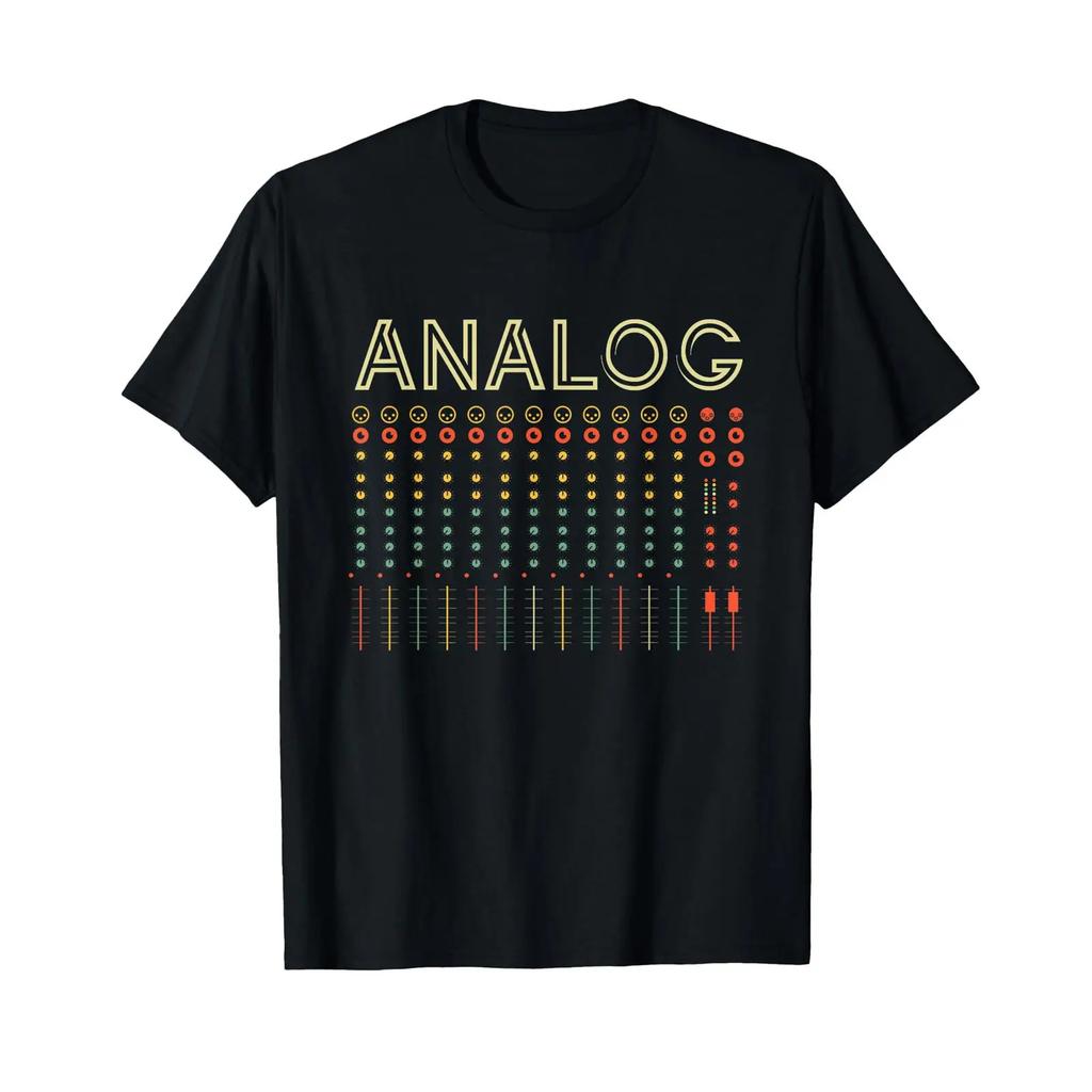 Retro Modular Synthesizer Analog Music Synth T Shirt vintage Washed graphic Comfortable Top For Everyday Wear streetwear Casual