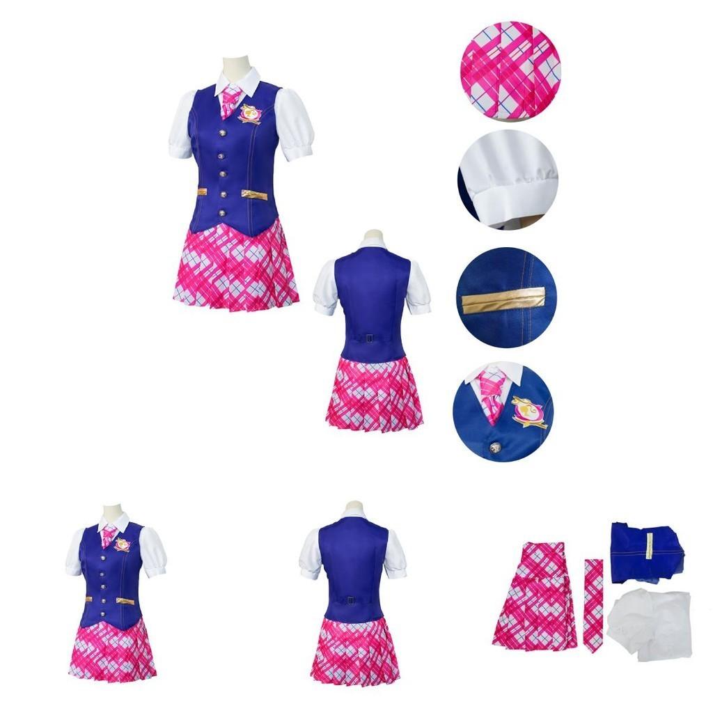Barbie Charm Princess School Uniform Cosplay Costume For Women