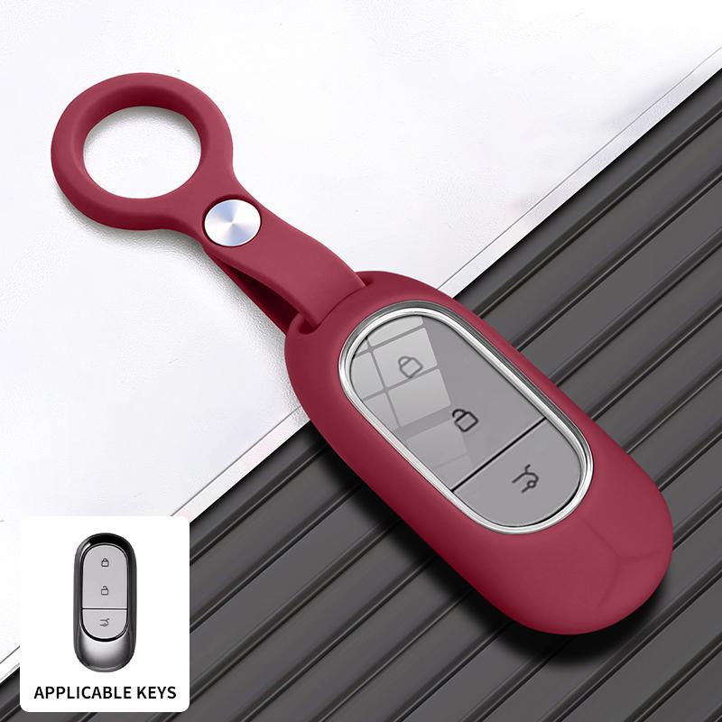 High-Quality Silicone Key Cover for Leapmotor C11/T03/S01/C10/B10, All-Inclusive Key Fob Case