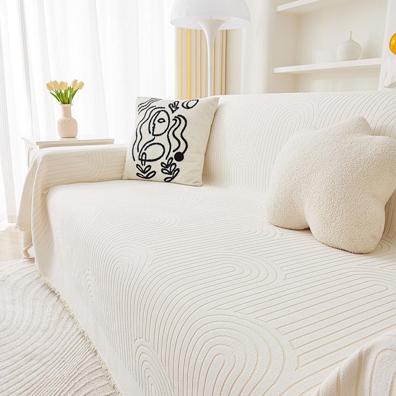 Sofa Towel Four Seasons Universal Light Luxury Backrest Towel Modern Cushion High-End New Summer Sofa Cover Cover Cloth Cushion