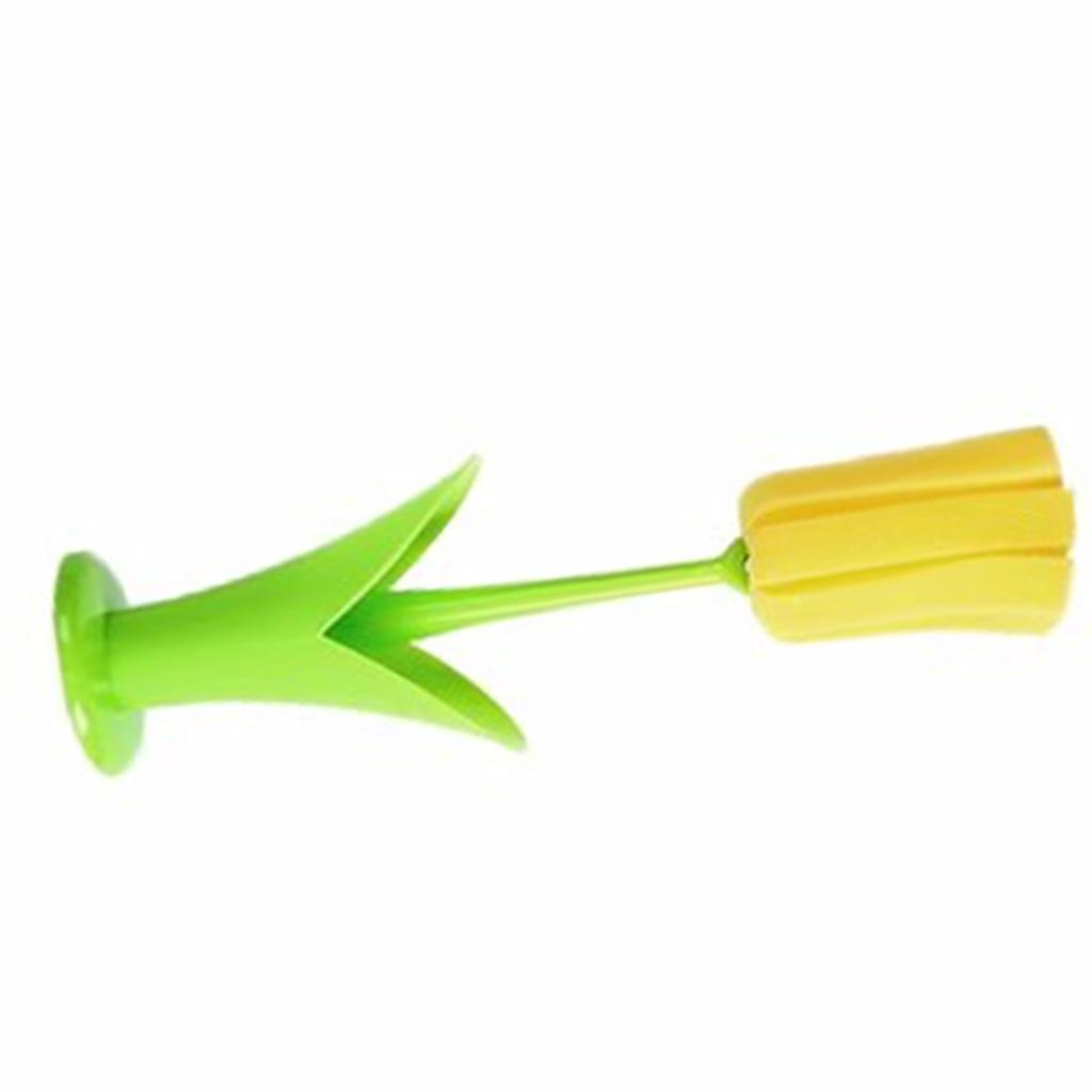 2PCS Sponge Cleaning Brush Long Handle Grip Cup Brush for Coffee Mugs Winebottle Baby Bottles