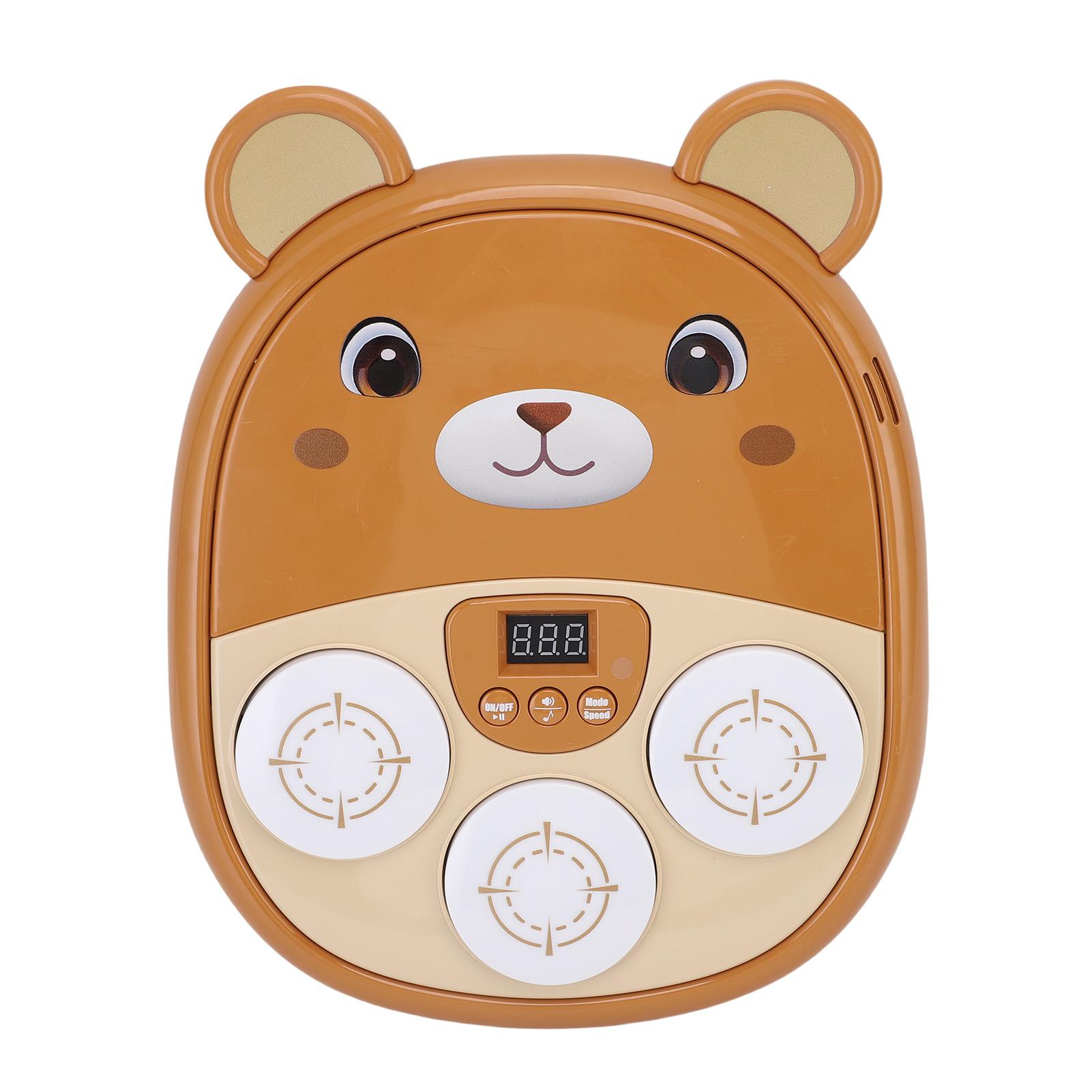 Музыкальная боксерская машина «Медведь» Настенная милая мультяшная боксерская груша для детей со звуковыми эффектами