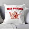 T-True R-Religion Pillow Case  Ultra Soft Skin Friendly Fabric Cloud Like Comfort & Concealed Zipper