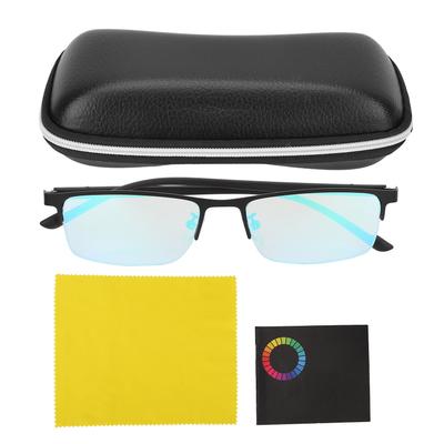 Color Blindness Glasses Color Weakness Glasses Flexible Color Deficient Glasses with Glasses Case