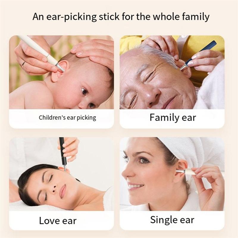 

Classy-Ear Tweezers With Camera 4-In-1 Ear Wax Removal Tool Camera With Ear Pick & Tweezers Mode синий