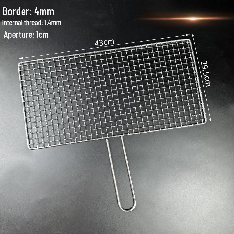 304 Stainless Steel BBQ Grill Grid with Handle