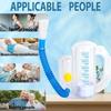 Incentive Spirometer,Breathing Exercise Device for Lungs,Deep Breathing Trainer for Children and Adults,5000ml Capacity Measurement with Flow
