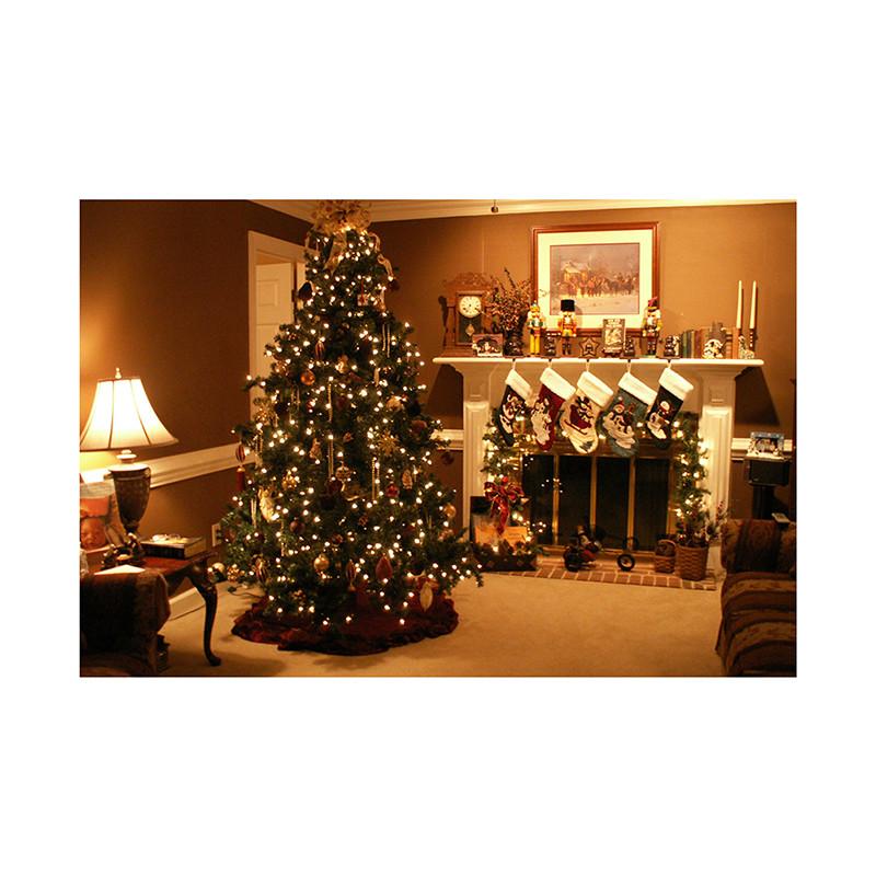 Slavnostní vánoční pozadí krbu, párty banner, nástěnná dekorace, sváteční dekorace pozadí, foto studio, vánoční dekorace