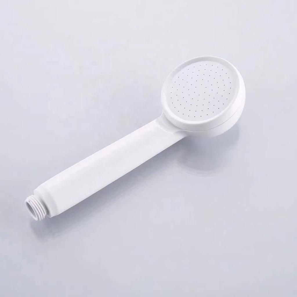 Factory School Bathroom Cheap White ABS Detachable High Pressure Small Handheld Shower Haed with Removable Panel
