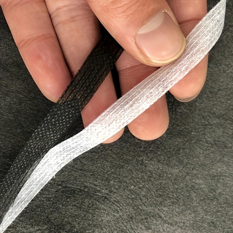 2pcs Non-Woven Fusible Sewing Tape 3937 Inches/100 Meters Polyester Hemming Tape for DIY Sewing Accessories  Ironing Mesh Lining Sewing Accessories