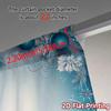 2pcs,Curtains Blue Christmas Ornaments Snowflakes (2) Fashionable Popular Curtains Versatile Durable Polyester Curtains