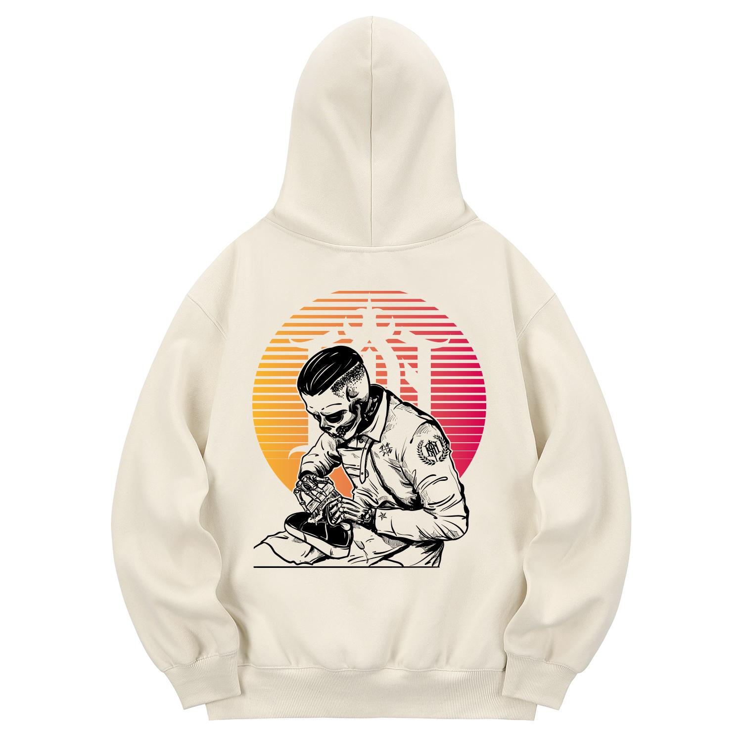 Khan 6312 Khc0155 Худи Khan Custom Worker из флиса - Кремовый L