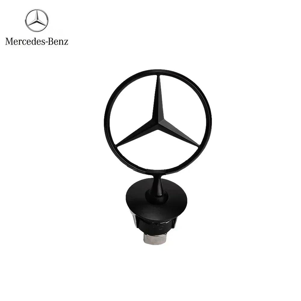 ENO1 For AMG Car For Mercedes benz AMG 1Pcs Car Front Bonnet Logo Emblem Zinc Alloy Decorate Badge For Mercedes Benz W204 W220 C180