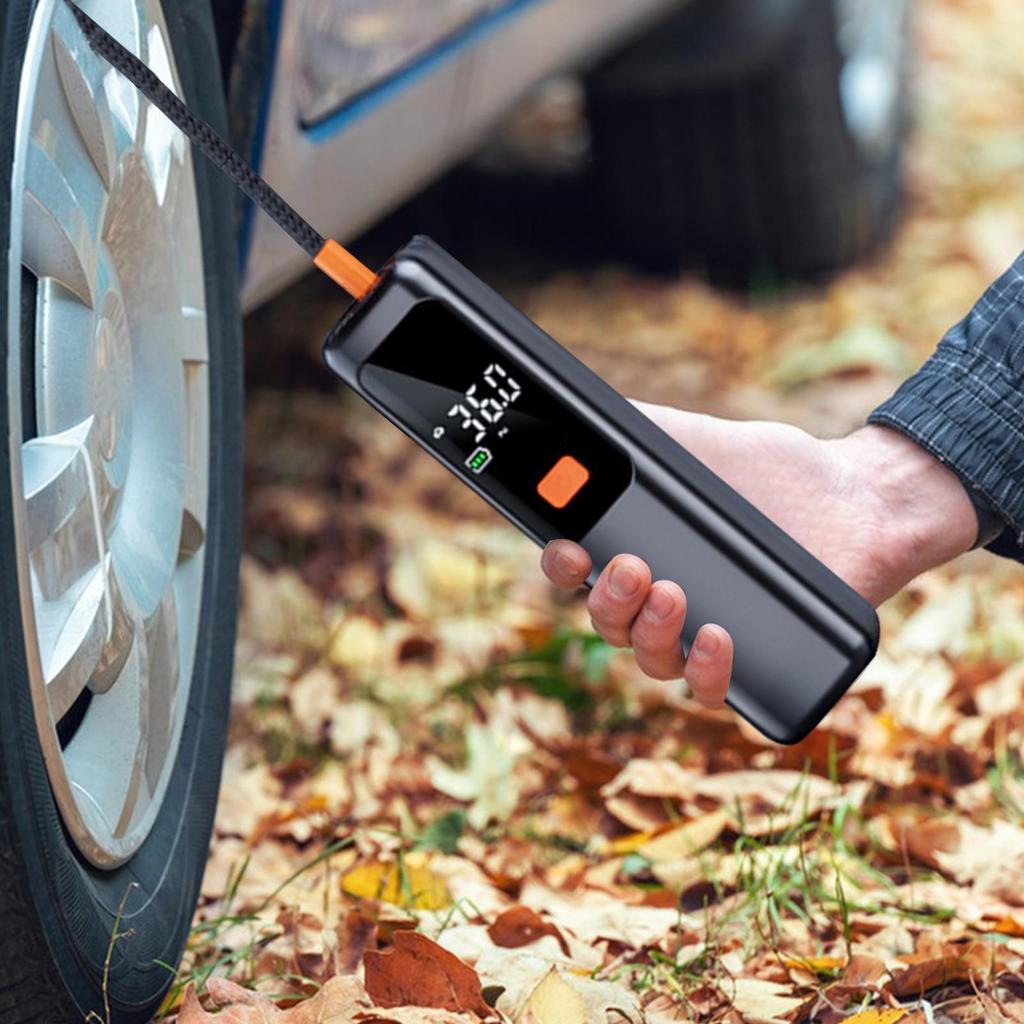Portable Air Compressor Car Wireless Bike Tire Air Pump Electric Vehicle Accessories For Pickups Sedans Motorcycle Trucks