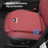 Car Seat Height Increase Cushion Breathable Leather Pad For BMW 1 2 3 4 5 7 Series E46 E90 E60 F30 F10 E39 I3 I4 X1 X2 X3 X5 X4