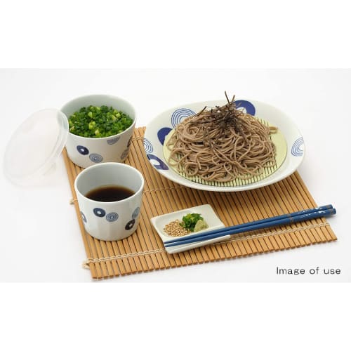 Nishikai Toki Hasami Ware Indigo Japan Microwave Pack Canister Set with Lid, 11x6cm Diameter, 3 Designs (Gift Boxed), Microwave and Dishwasher Safe, I