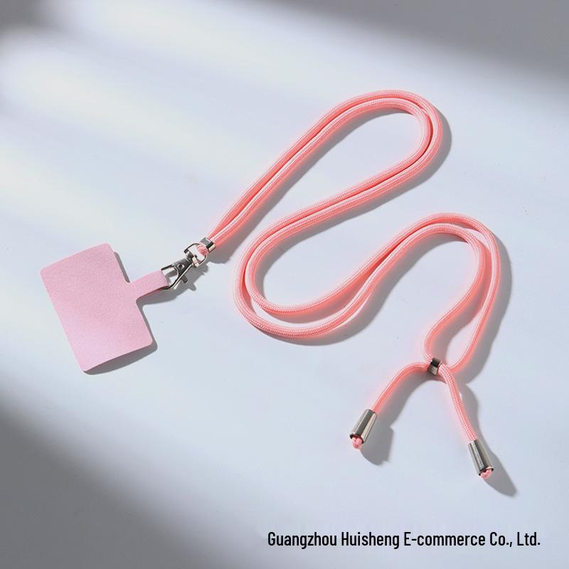 Mobile Phone Lanyard Neck/Crossbody/Wrist Strap with Clip and ID Holder - Anti-Lost Woven Design