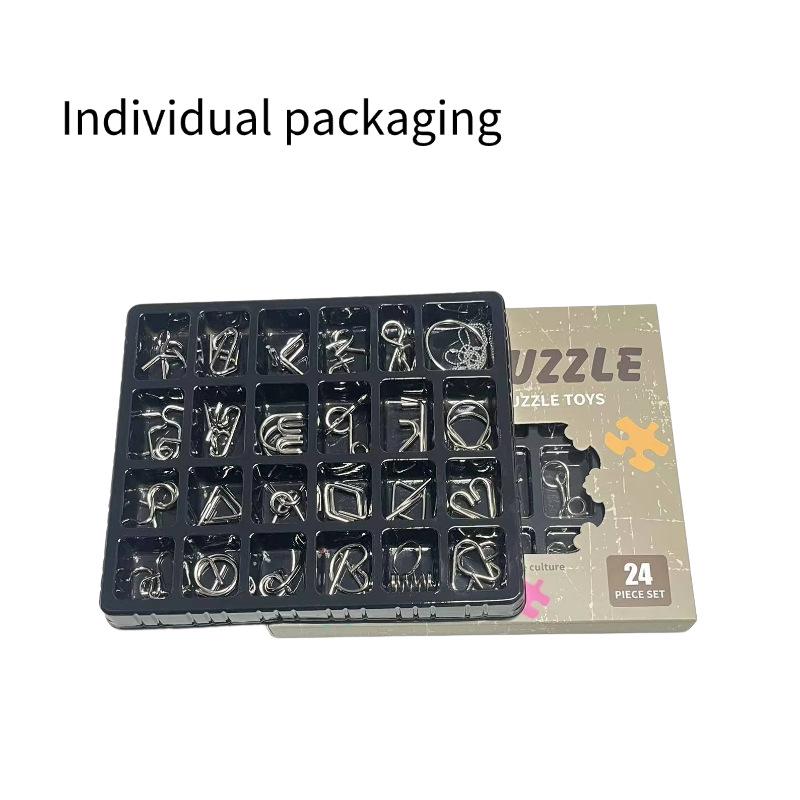 Набор головоломок-колец Кунмина и Лубаня: Распаковка развивающей игрушки для детей