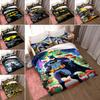 3D Printed Batman Cartoon Pattern Bedding and Duvet Cover Set, Soft and Warm Dormitory Bedding Set
