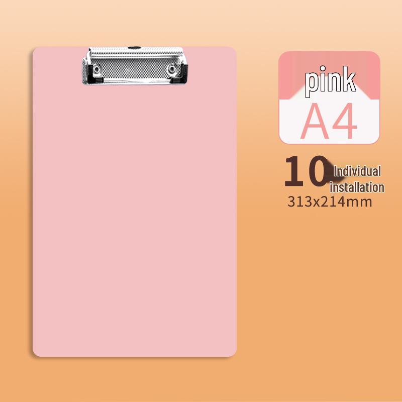 Morandi A4 Clipboard with Strong Clip for Writing, Office, and Meeting Notes