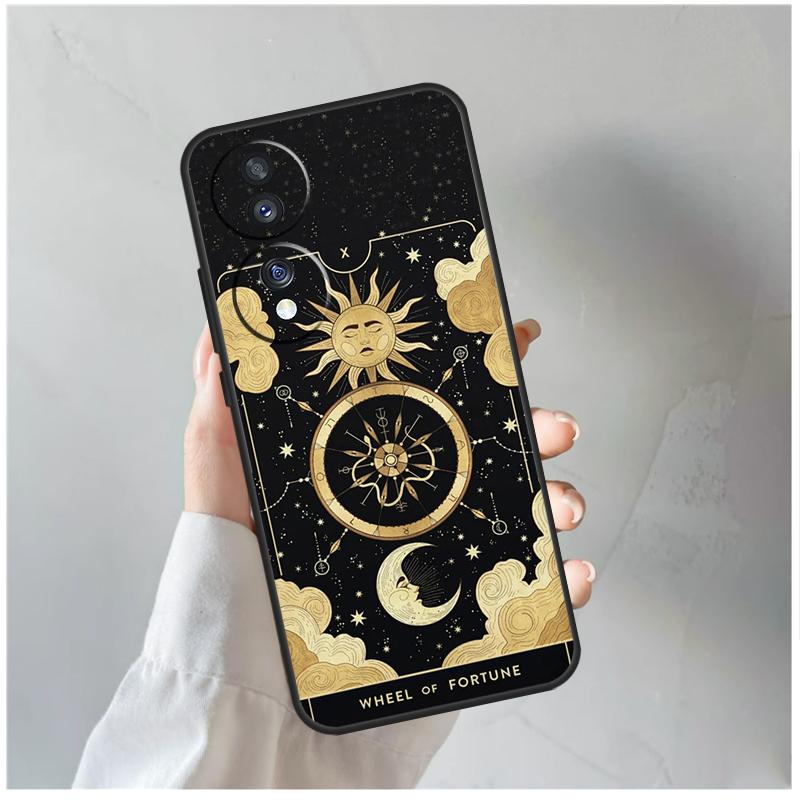 Astrology Tarot Cards Phone Case For Honor X8b X9b X8 X9 X6a X7a X8a X9a Honor Magic 6 Pro 5 Lite 50 70 90 Cover