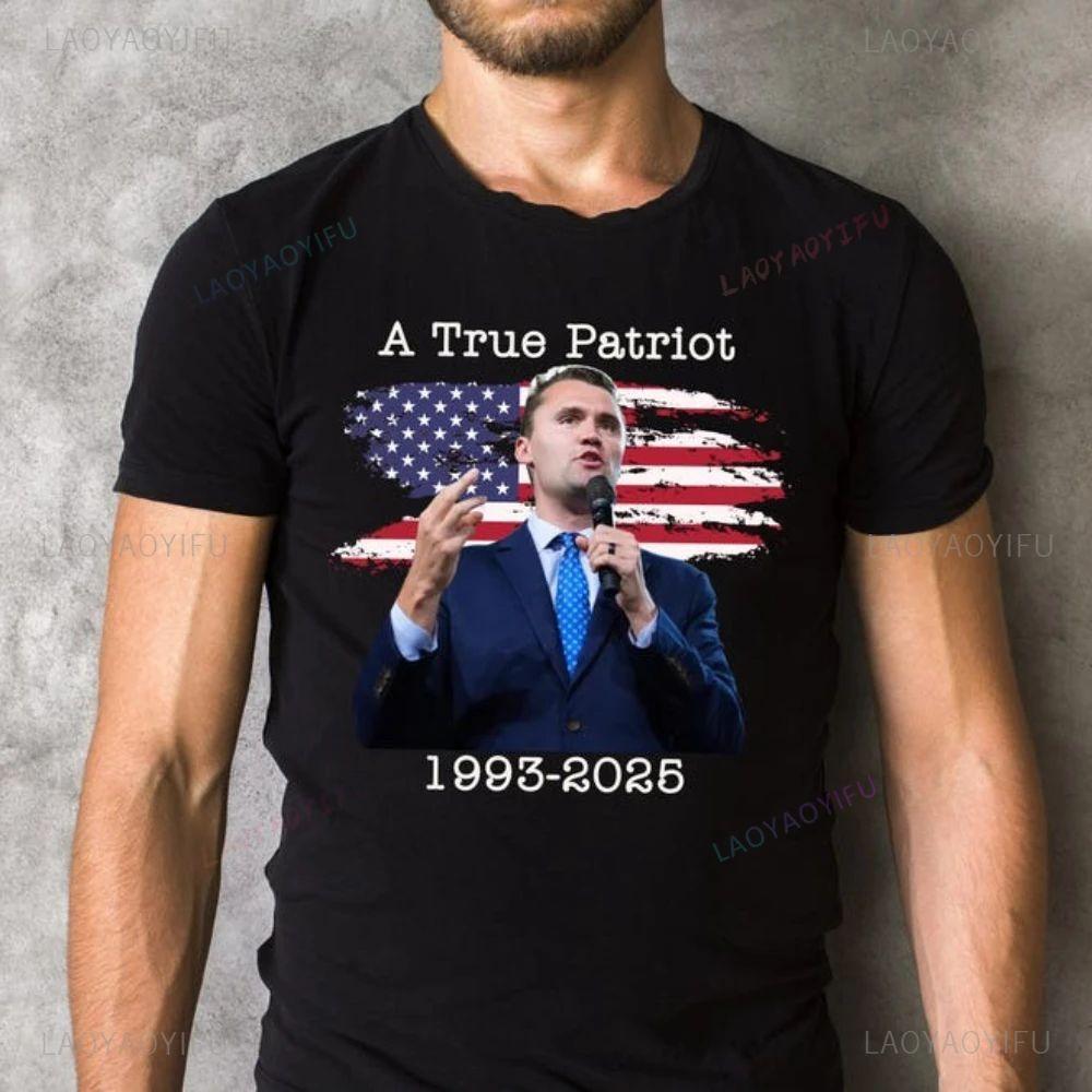 Charlie Kirk Thank You for Your Memory 1993-2025 Graphic T Shirts Woman Man High Quality Cotton T-shirt Classic O-neck Tops Tee